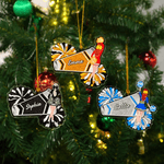 Personalized Cartoon Cheerleading Character Acrylic Ornament with Name Tree Decor Christmas Gift for Cheerleaders