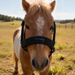 Henkilökohtainen pehmeä hevonen Halter Noseband Protector Cover kirjailtu nimi Equestrian Daily Wear syntymäpäivälahja hevosen omistajille hevosen ratsastajat