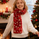 Gepersonaliseerde Funny Face Photo Name Multicolor Zachte Warme Flanellen Sjaal Winter Accessoires Verjaardagscadeau voor Vrouwen Mannen Huisdierenliefhebbers