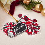 Personalized Cartoon Cheerleading Character Acrylic Ornament with Name Tree Decor Christmas Gift for Cheerleaders