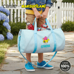 Gepersonaliseerd Marsupilami Gestreepte Reistas met Naam en Schouderband Dagelijks Gebruik Verjaardagscadeau voor Familie | Callie × Marsupilami®