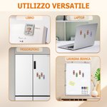 Segnalibro magnetico personalizzato in PU con personaggio nome e testo regalo di compleanno o Natale per amici e amanti dei libri