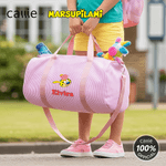 Gepersonaliseerd Marsupilami Gestreepte Reistas met Naam en Schouderband Dagelijks Gebruik Verjaardagscadeau voor Familie | Callie × Marsupilami®