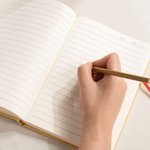Taccuino foderato A5 con nome e matita Regalo di compleanno per la famiglia, gli amici e i parenti