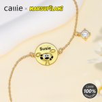 Personlig Marsupilami fødselssteinsarmbånd med navn Bursdagsgave til familie og venner | Callie × Marsupilami®