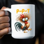 Personlig Humor Chicken Crossword Game 11 oz 15 oz Keramisk krus med tekst Team Bursdagsgave til kolleger Venner