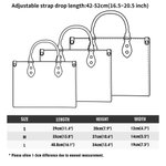 Personalised Sewing Machine PU Leather Large Tote Bag with Name and Shoulder Strap Birthday Gift for Woman Sewing Lover