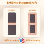 Personalisiertes magnetisches Lesezeichen aus PU-Leder | mit Aquarell Geburtsblumen und Namen | Geburtstag Muttertag Geschenk für Damen Leseratten