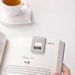 Personalisiertes Buch Kaffee PU Leder Lesezeichen Clip mit Namen Lesen Zubehör Geburtstag Geschenk für Buchliebhaber Bücherwürmer