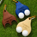 Personalised 3D Printed Text Funny Multicolor Golf Ball Holder with Clip Golf Club Accessory Sports Birthday Christmas Gift for Golf Lover