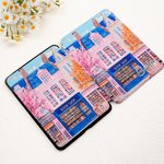 Funda Personalizada Vintage Rosa Bookshop Portátil Kindle Funda de Teléfono para iPhone o Samsung con Nombre Uso Diario Regalo de Cumpleaños para los amantes de los libros Ratones de biblioteca