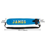 Personalizada Helado Goteo Garabato Nombre portátil de béisbol Softball Bat Funda con gancho y bucle Día de Juego Cumpleaños Regalo para los jugadores de béisbol Softball