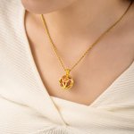 Collier de signe du zodiaque personnalisé avec boule de cristal et nom - Cadeau anniversaire pour les femmes et les enthousiastes de l'astrologie