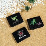 Etichetta di identificazione personalizzata con ricamo a forma di tartaruga per BCD da immersione e nome regalo per appassionati di immersioni