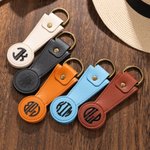Personalised Multicolour Strong Magnetic PU Leather Hat Clip with Monogram Travel Accessory Birthday Gift for Family Friends
