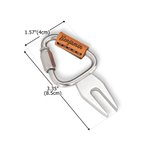 Personalisiertes tragbares PU Leder Namensschild Golf Divot Tool Schlüsselanhänger Golf Feld Zubehör Vatertag Golf Club Geschenk für Golfer Golfliebhaber