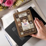 Personalized Cartoon Reading Charatcer Kindle Case with Name for Multiple Models Daily Use Birthday Gift for Book Lover Bookworm