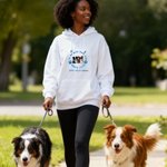 Personalised Embroidered Pet Photo In My Dog Mom Era Multicolour T-shirt Sweatshirt Hoodie with Name Pet Party Salon Birthday Gift for Pet Owner Lover