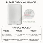 Personalized Cartoon Reading Charatcer Kindle Case with Name for Multiple Models Daily Use Birthday Gift for Book Lover Bookworm