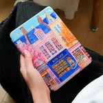 Funda Personalizada Vintage Rosa Bookshop Portátil Kindle Funda de Teléfono para iPhone o Samsung con Nombre Uso Diario Regalo de Cumpleaños para los amantes de los libros Ratones de biblioteca