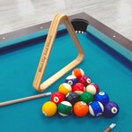 Personalized Wooden Billiards Triangle Rack with Laser Engraving Text Billiard Hall Club Billiards Supplies Birthday Gift for Billiard Players Lovers
