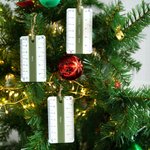Personalised Civil Engineering Vehicle Mini Scale Christmas Ornament with Name Christmas Gift for Civil Engineer