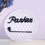 Personlig golfball akryl navneskilt Veggdekorasjon Klubbkonkurranse Souvenir bursdagsgave til golfelskere