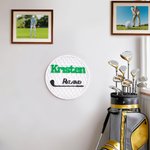 Personlig golfball akryl navneskilt Veggdekorasjon Klubbkonkurranse Souvenir bursdagsgave til golfelskere