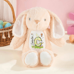 Personalised Multi-Colour Cute Peter Rabbit Plush Easter Bunny Stuffed Toy with Name Easter Gift for Newborns Children