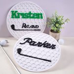 Personlig golfball akryl navneskilt Veggdekorasjon Klubbkonkurranse Souvenir bursdagsgave til golfelskere