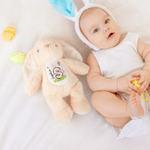 Personalised Multi-Colour Cute Peter Rabbit Plush Easter Bunny Stuffed Toy with Name Easter Gift for Newborns Children