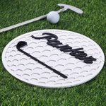 Personlig golfball akryl navneskilt Veggdekorasjon Klubbkonkurranse Souvenir bursdagsgave til golfelskere