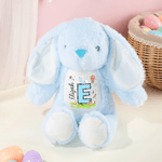 Personalised Multi-Colour Cute Peter Rabbit Plush Easter Bunny Stuffed Toy with Name Easter Gift for Newborns Children
