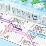 Personalized Multicolor 3D-Printed Mahjong Line Reader with Name and  Tassels Mahjong Club  Game Night Gift for Mahjong Lovers