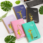 Personlig tecknad Marsupilami 2026 Planerare Spiral A5 Anteckningsbok med namn Födelsedag Nyårsgåva för bokälskare Vänner | Callie × Marsupilami®