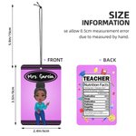Personalized Cartoon Teacher Character Car Air Freshener Ornament Car Interior Decor Teacher's Day Bithday Gift for Teachers