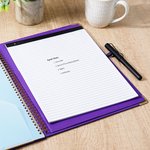Personalisierte Multicolor A4 Klemmbrett mit Titel PP Innenseite und Notizblock Bürobedarf Geburtstag Geschenk für Lehrer Student