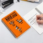 Taccuino a spirale A5 personalizzato Boss Pain In The Asses Funny Donkey con nome Diario Pianificatore Giornaliero Regalo di Compleanno per Amico Collega