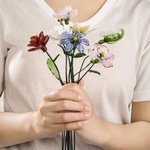Personalizado hecho a mano Exquisito Cristal Nacimiento Flor Hoja Decoración para el hogar Aniversario Cumpleaños San Valentín Regalo para mujer
