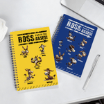 Personlig Boss Pain In The Asses Rolig åsna Spiral A5 Anteckningsbok med namn Daglig planerare Dagbok Födelsedagspresent för kollega Vän