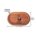Personalized Praying Hands Wooden Rosary Tray with Name Sacrament First Communion Baptism Gift for Christians