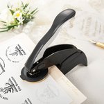 Libro de Nacimientos Personalizado Flor de la Biblioteca de Nombre Sello en relieve con bolsa de almacenamiento Regalo de cumpleaños para los amantes de los libros