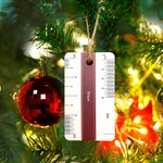 Personalized Architectural Scale Ruler Ornament with Name Tree Decor Valuable Tool Christmas Birthday Gift for Architects Students