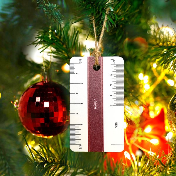 Personalised Architectural Scale Ruler Ornament with Name Tree Decor Valuable Tool Christmas Birthday Gift for Architects Students