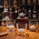 Personalized Tractor Whiskey Decanter with Engraved Name Birthday Anniversary Gift for Liquor Lovers