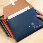 Cartella A4 in pelle PU personalizzata con nome, viaggio d'affari, regalo di compleanno in ufficio per i lavoratori dell'ufficio.