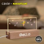 Gepersonaliseerd Langstaartig Buideldier Rechthoekig LED Nachtlampje met Naam Huisdecoratie Verjaardagscadeau voor Familie | Callie × Marsupilami®
