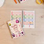 Personalisierte Gewichtsverlust Tagebuch Spiral A5 Notebook mit Namen Übung Planer Geburtstag Geschenk für Fitness Menschen