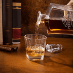 Personalised Vintage Aged Whiskey Decanter with Name and Year Birthday Father's Day Gift for Whiskey Lover