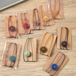 Personalised Multicolour Leather Planner Rivet Band with Initials Elastic Band for Planners and Journals Gift for Handmade Journal Enthusiasts